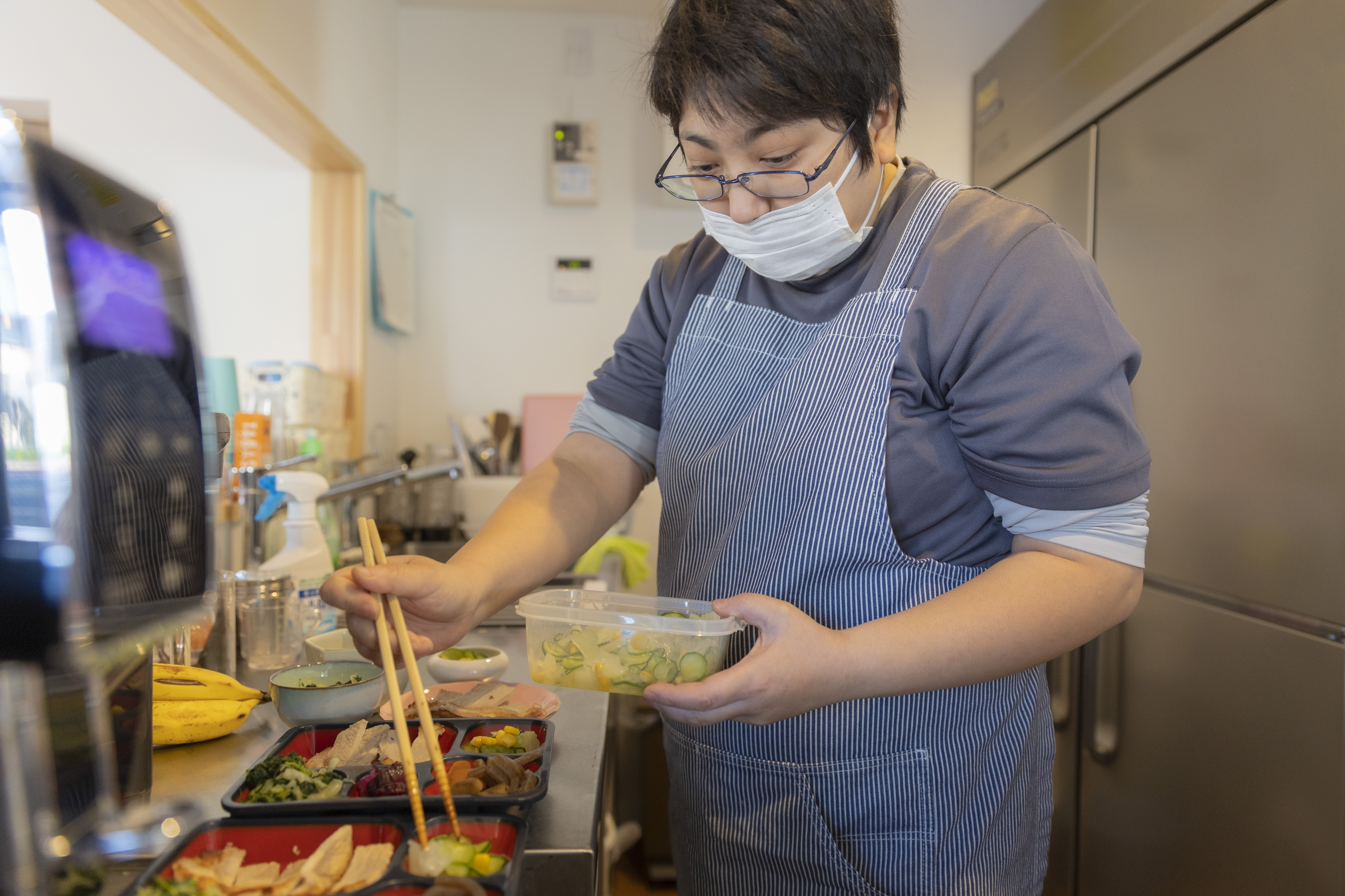 少人数で運営を行っているため、調理工程をシンプル化する等の工夫が施されています