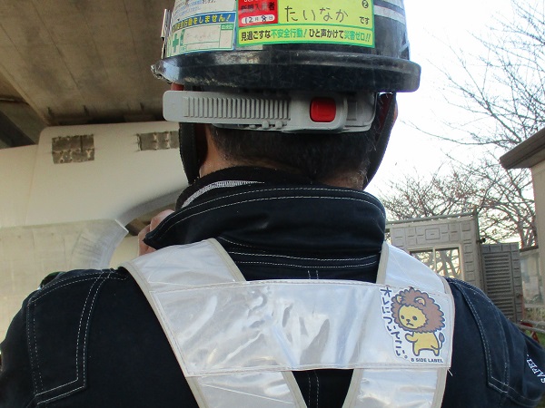 ”オレについてこい”　現場では誰よりも率先して作業を行う平中社長です